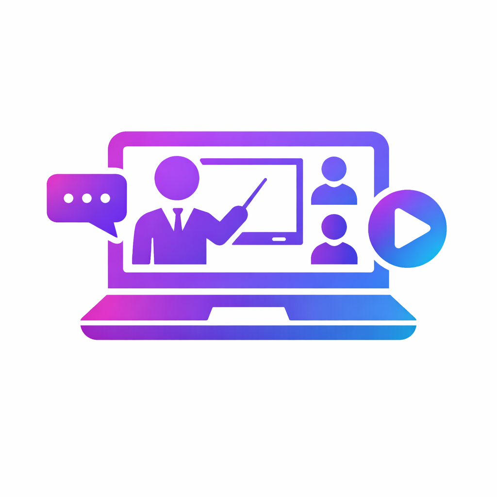 Virtual classroom icon